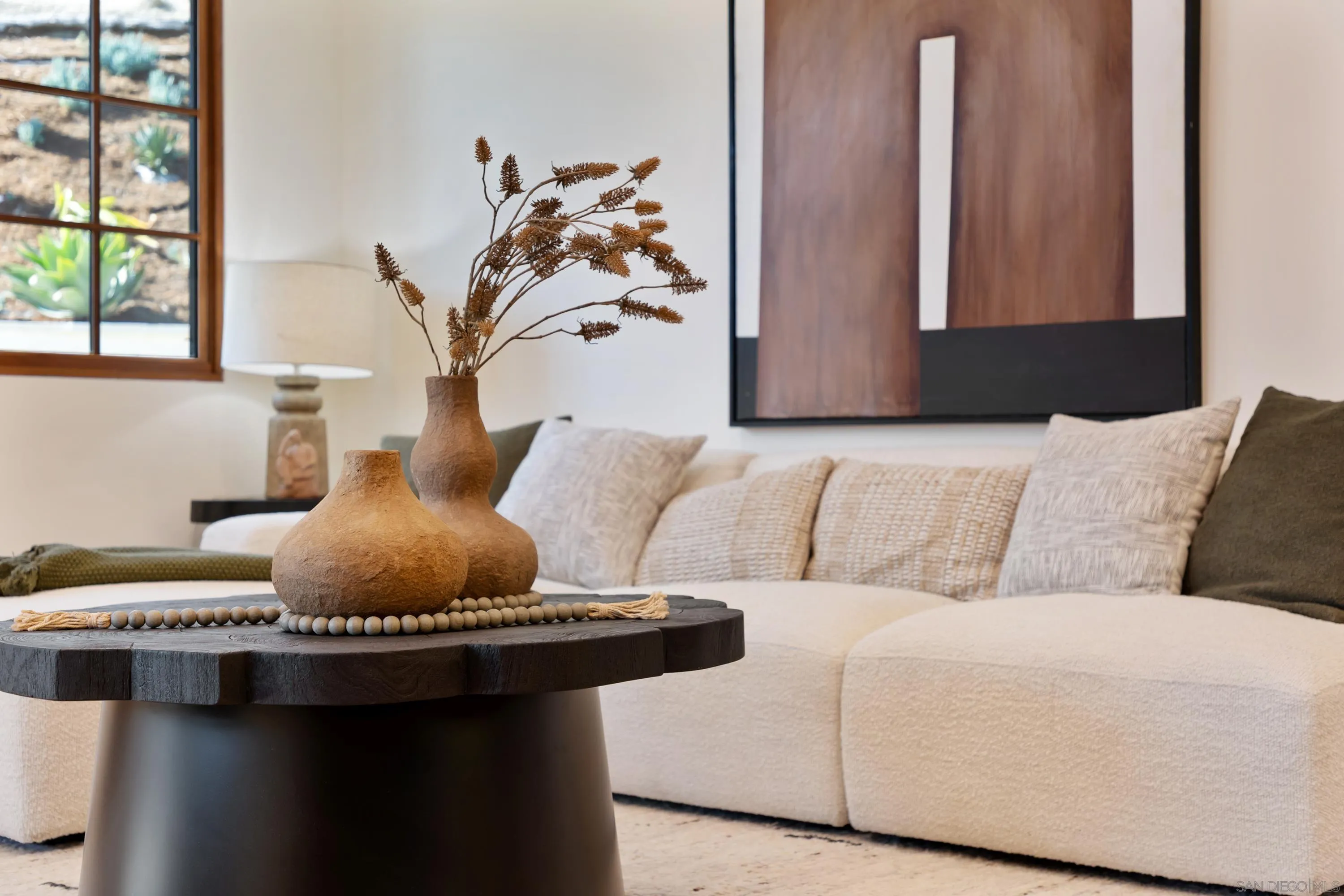 5758-60 Las Palomas Rancho Santa Fe, CA 92067 - Photo 62 of 64 a living room with furniture and large window