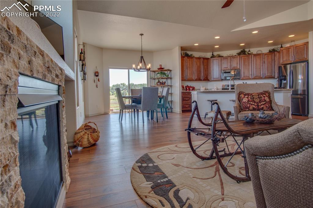113 Rocchio Drive Florence, CO 81226 - Photo 11 of 34 a living room with furniture and kitchen view