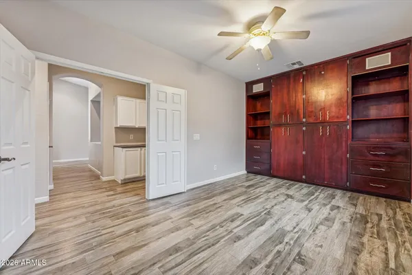 wooden floor in an empty room