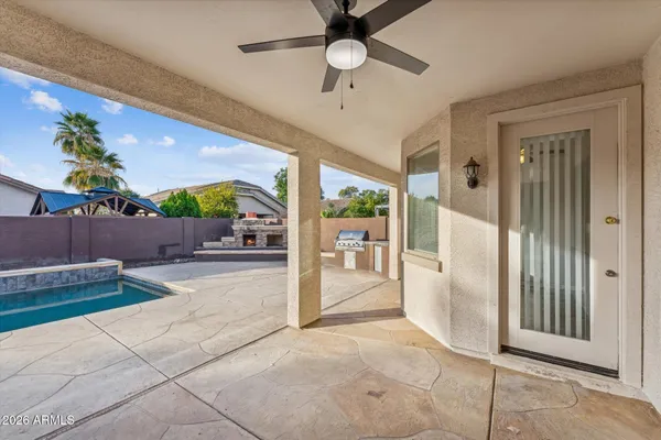 a view of a hallway view with staircase