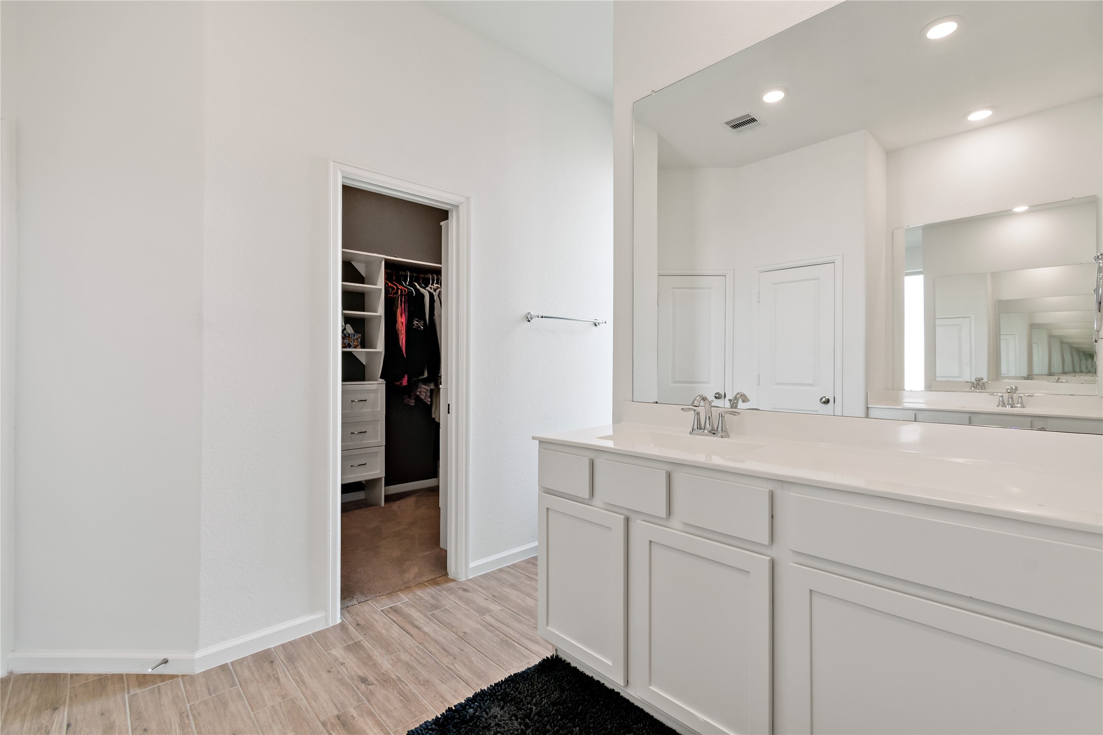 4403 Annandale Lane Rosharon, TX 77583 - Photo 36 of 48 a bathroom with a sink and a mirror