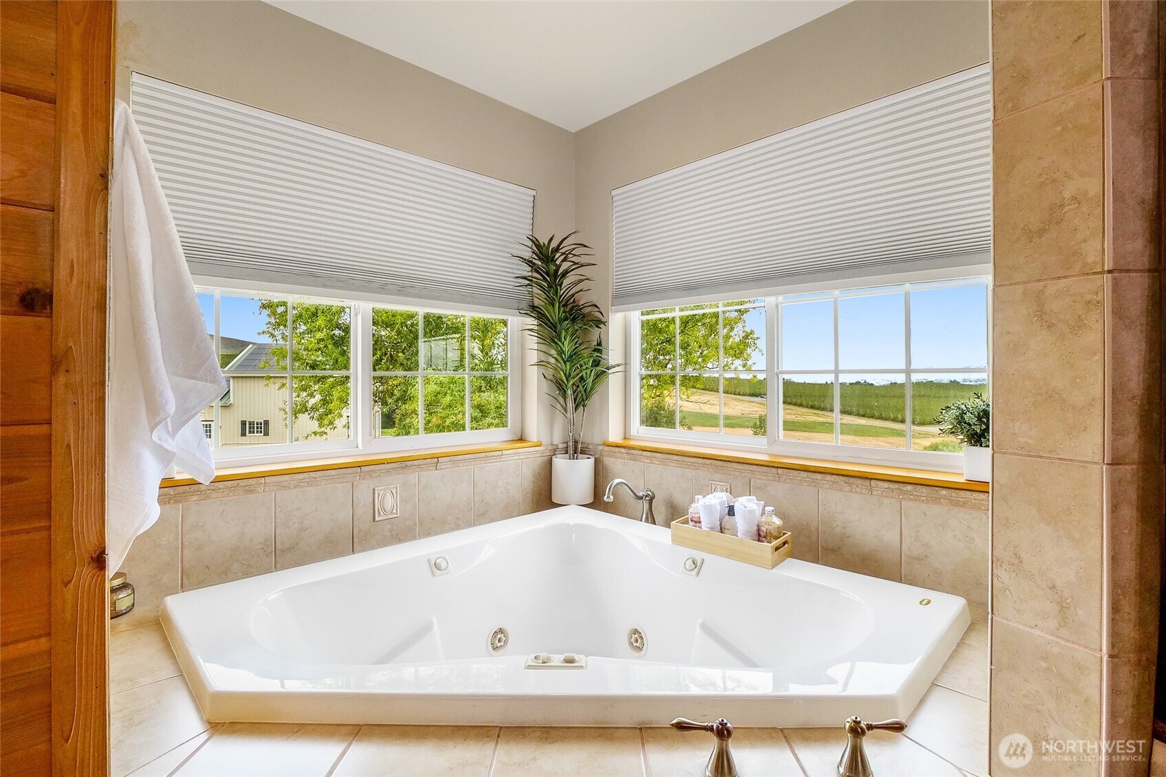 201 Vanderbilt Road Ellensburg, WA 98926 - Photo 26 of 40 a white bath tub sitting in a bathroom next to a window