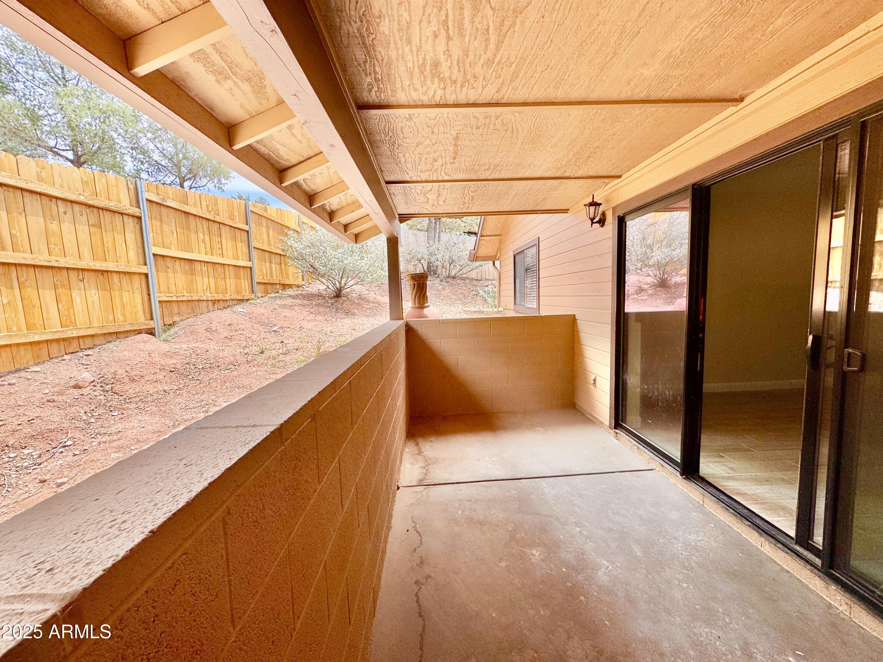 321 South Golden Bear Point Payson, AZ 85541 - Photo 23 of 23 a view of a balcony with a sink and wooden floor