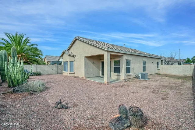 a view of a house with a outdoor space