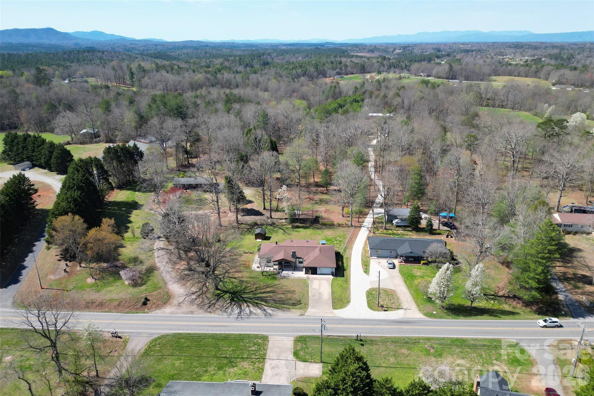 2706 Connelly Springs Road Granite Falls, NC 28630 - Photo 32 of 34 an aerial view of multiple house