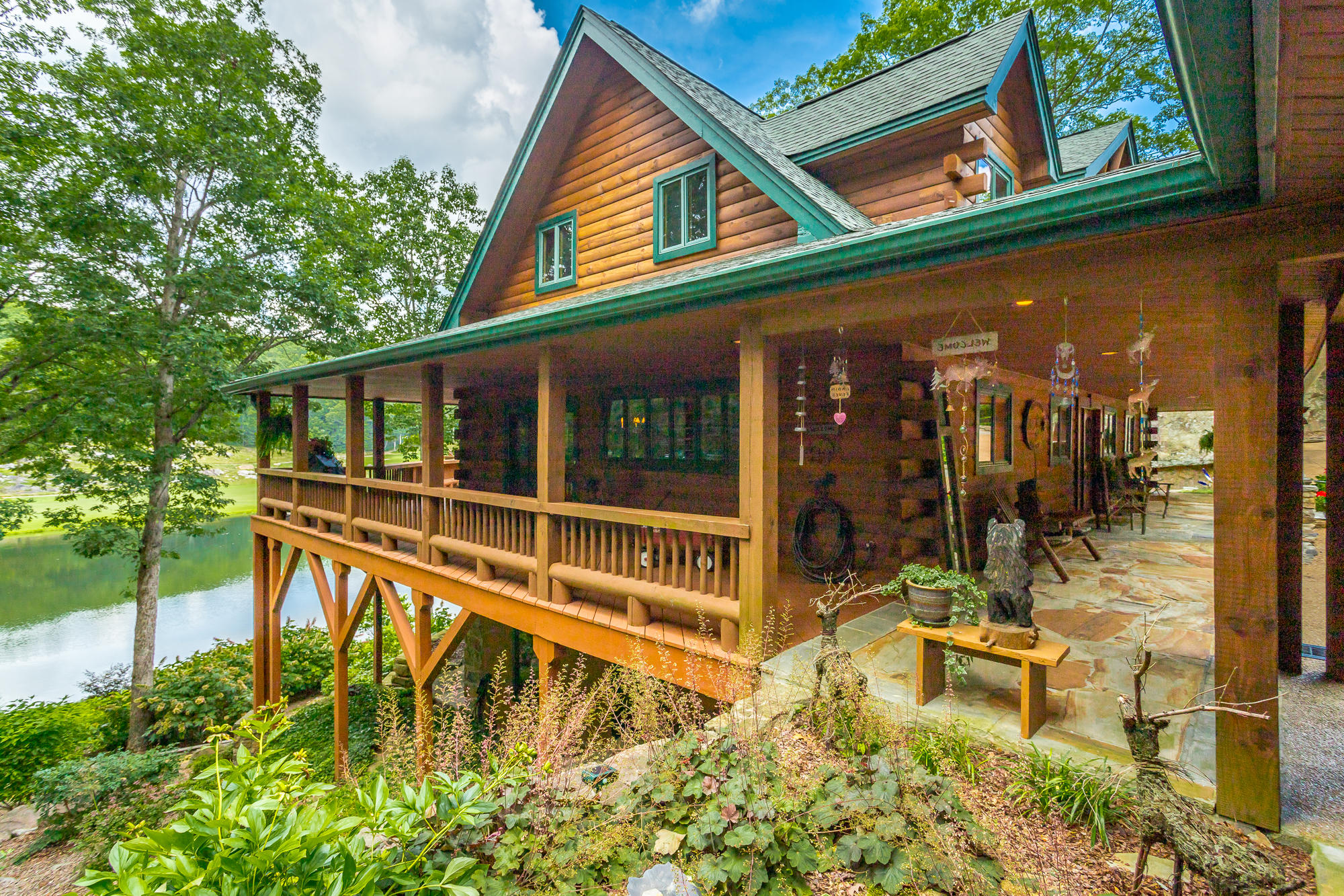 893 Rushing Water Trail Rising Fawn, GA 30738 - Photo 25 of 127 Stone Porch