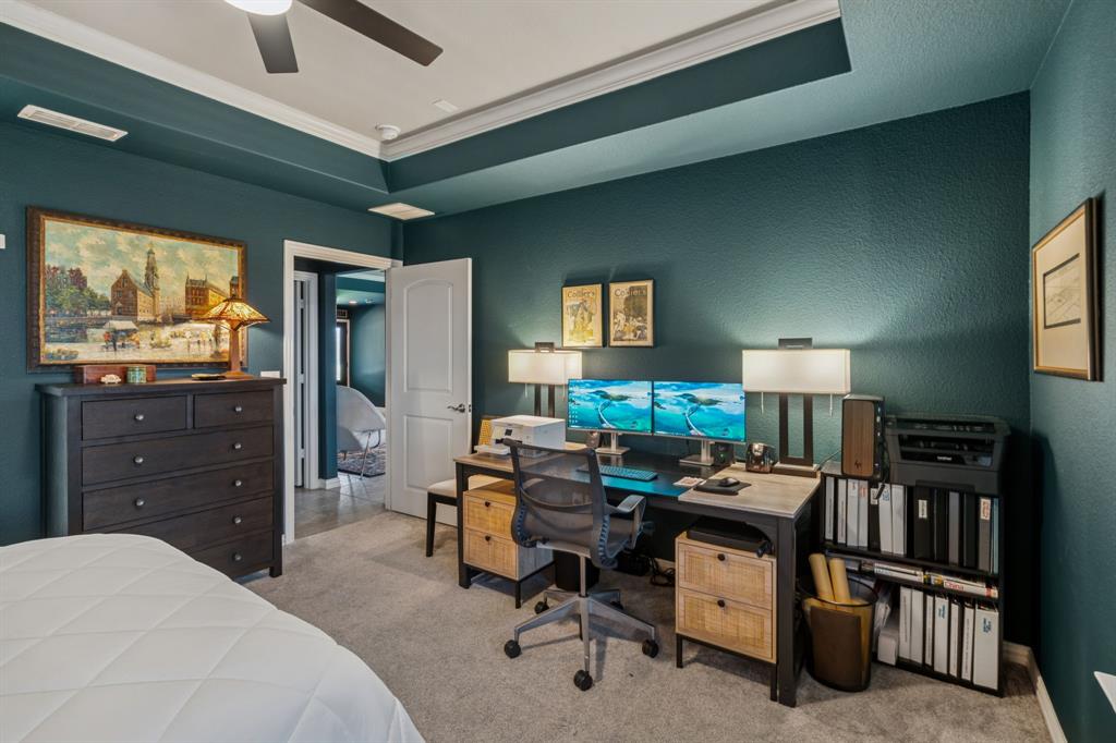 1884 Marsh Point Drive Frisco, TX 75036 - Photo 13 of 23 a bedroom with a workspace