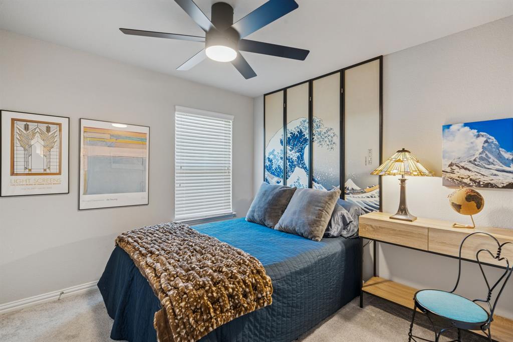 1884 Marsh Point Drive Frisco, TX 75036 - Photo 18 of 23 a bedroom with a bed and a window