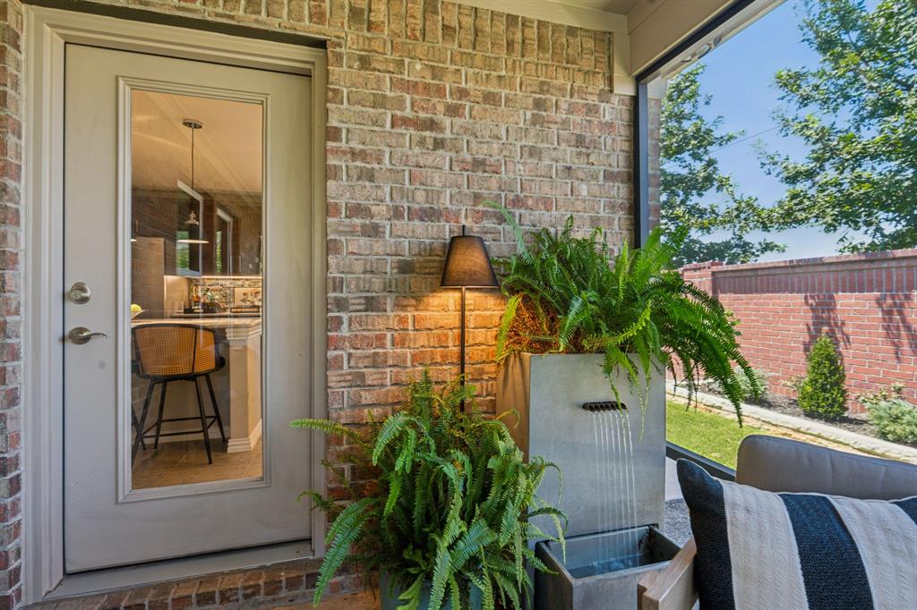 1884 Marsh Point Drive Frisco, TX 75036 - Photo 21 of 23 a potted plant sitting in front of a door