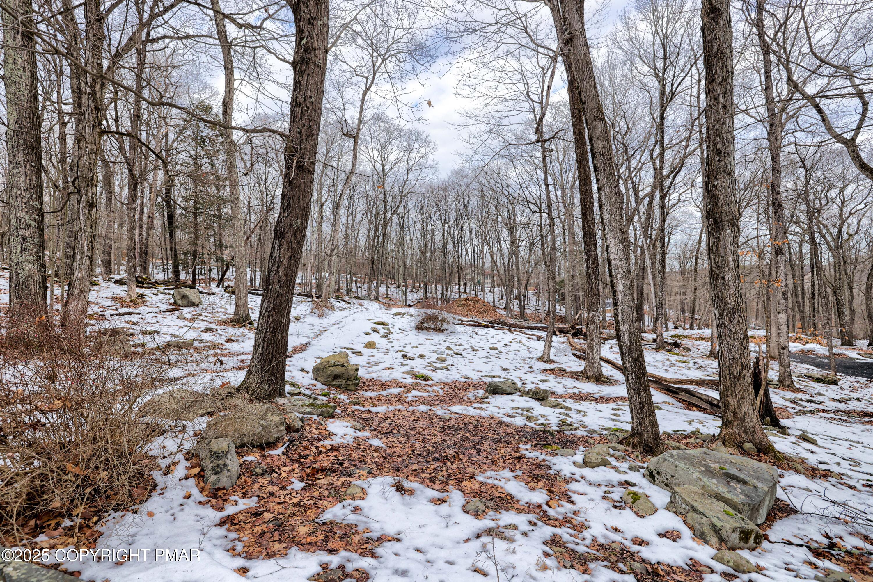 Lot 560 Sparrow Road Bushkill, PA 18324 - Photo 8 of 19 a view of a yard covered with snow
