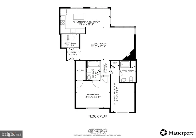 a picture of a bench in front of a door