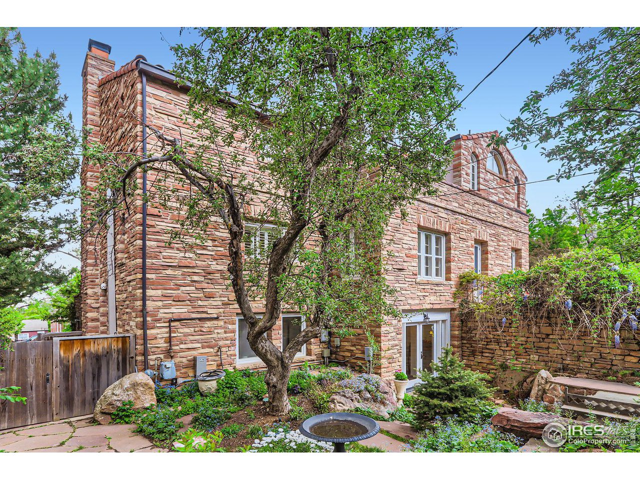 707 14th Street Boulder, CO 80302 - Photo 33 of 40 Cascading water feature for a serene, peaceful outdoor escape