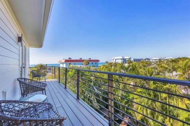 a view of a lake with a beach