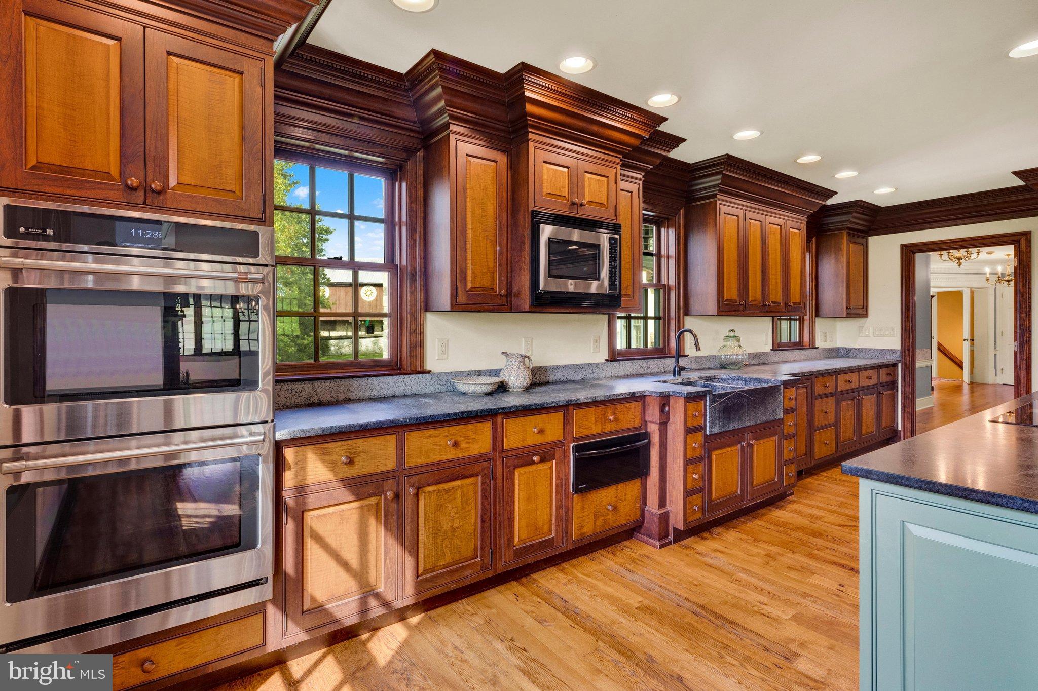 198 Blacksmith Road Oley, PA 19547 - Photo 15 of 43 Custom Cherry and Tiger Maple Cabinets