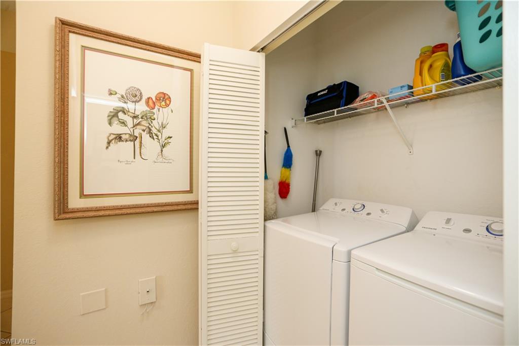 8175 Celeste Drive, Unit 1230 Naples, FL 34113 - Photo 26 of 35 a utility room with dryer and washer
