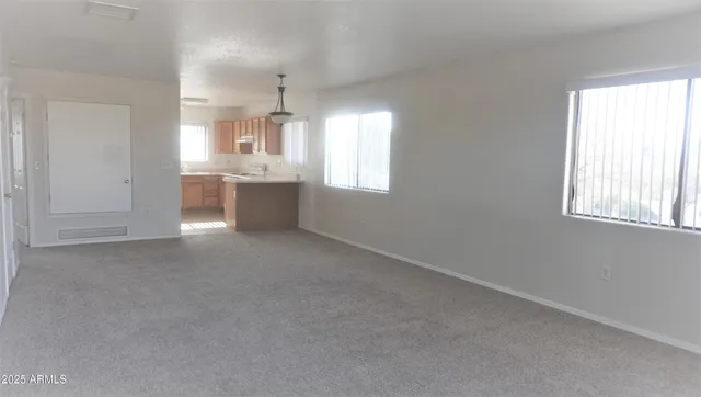 a large windows in a room