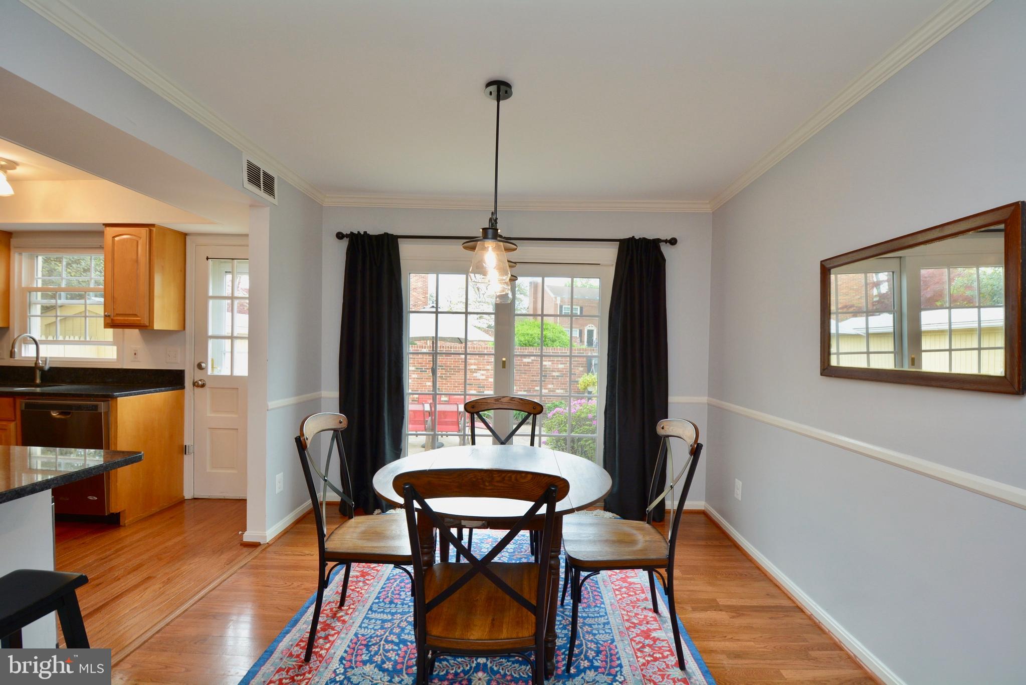 8436 Willow Forge Road Springfield, VA 22152 - Photo 10 of 39 Dining Room with french slider door to patio