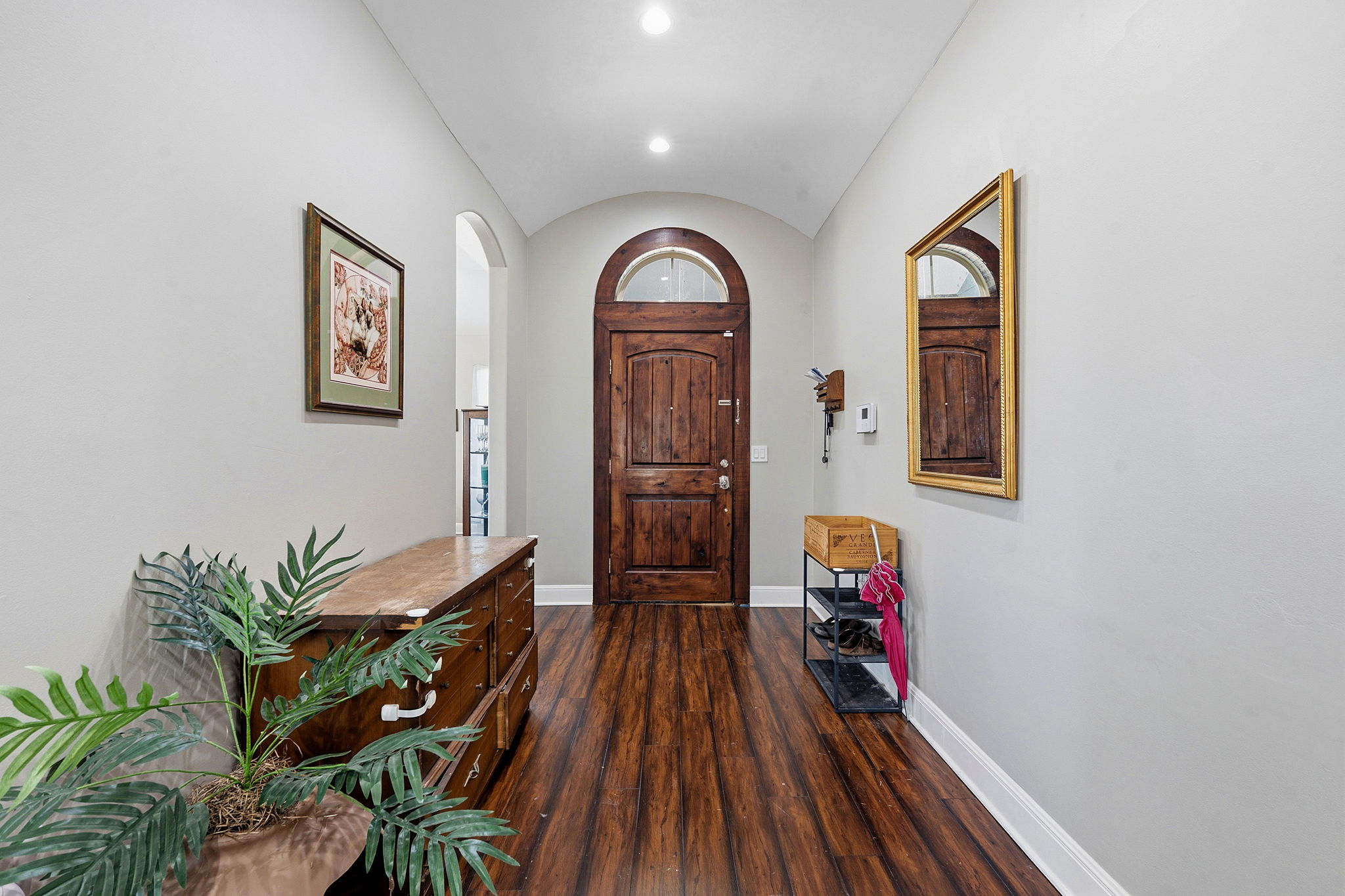 574 Highland Ranch Way Dale, TX 78616 - Photo 3 of 27 a view of livingroom with furniture and wooden floor