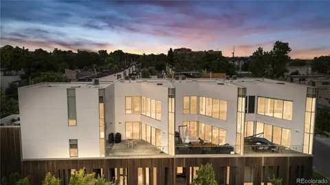 a view of a large building with a outdoor space
