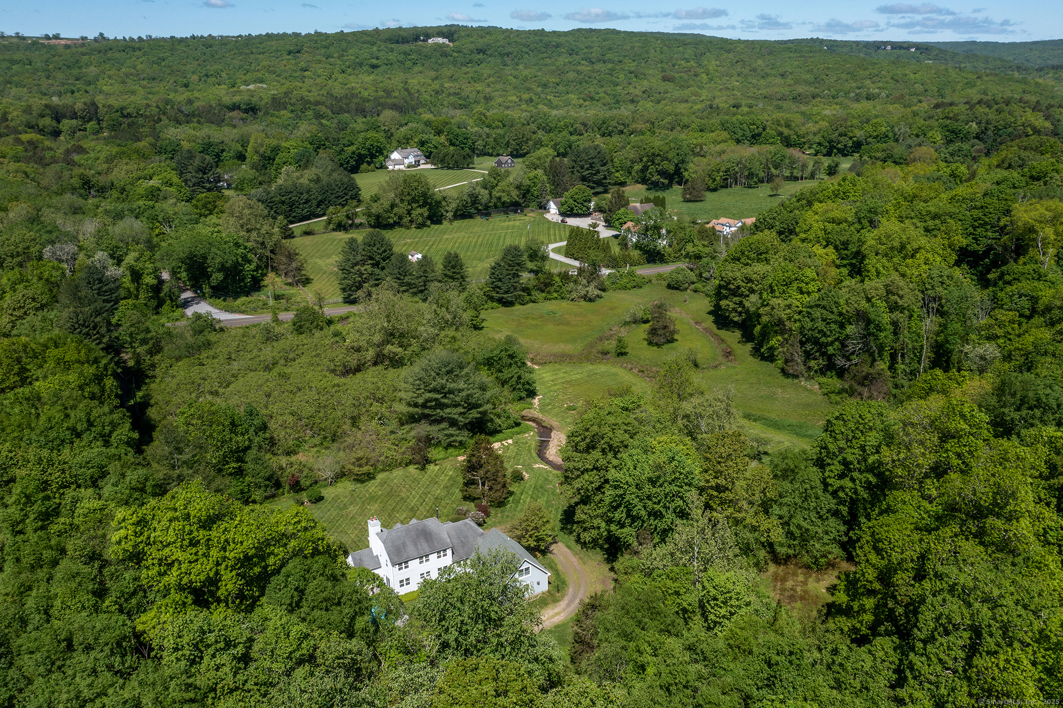 286 South Street Roxbury, CT 06783 - Photo 2 of 36 a view of a big yard with lots of trees
