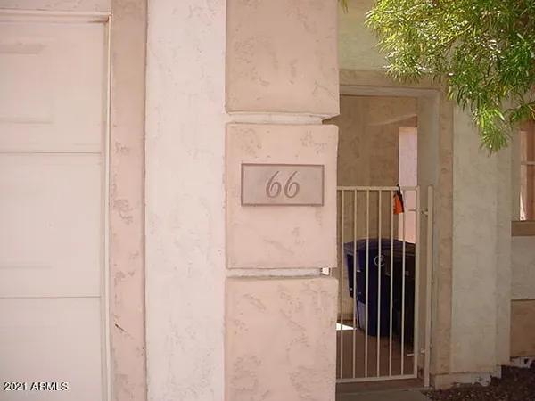 a view of a door with a white door