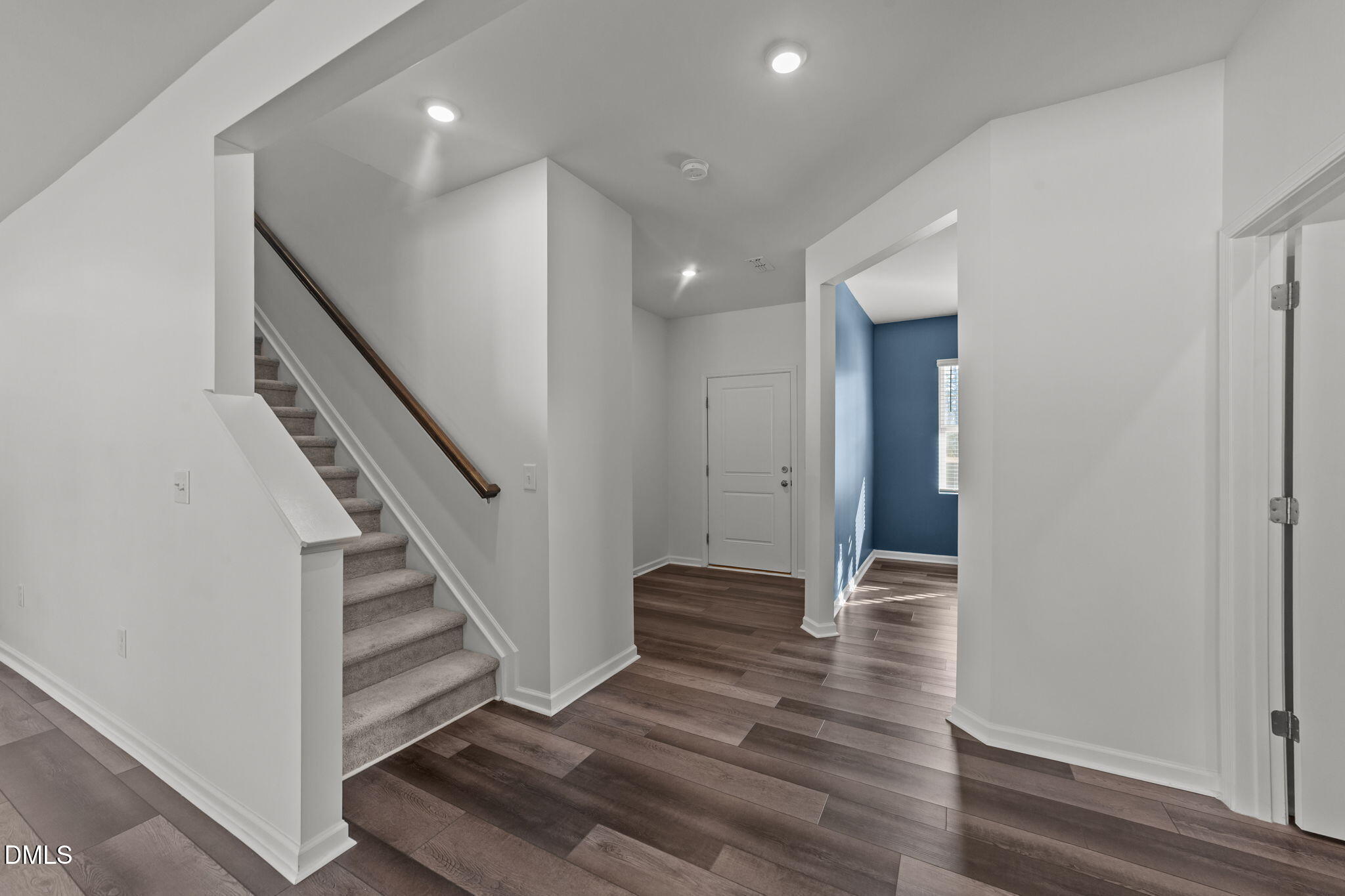 1421 Justice Union Court Raleigh, NC 27604 - Photo 11 of 21 a view of entryway with wooden floor