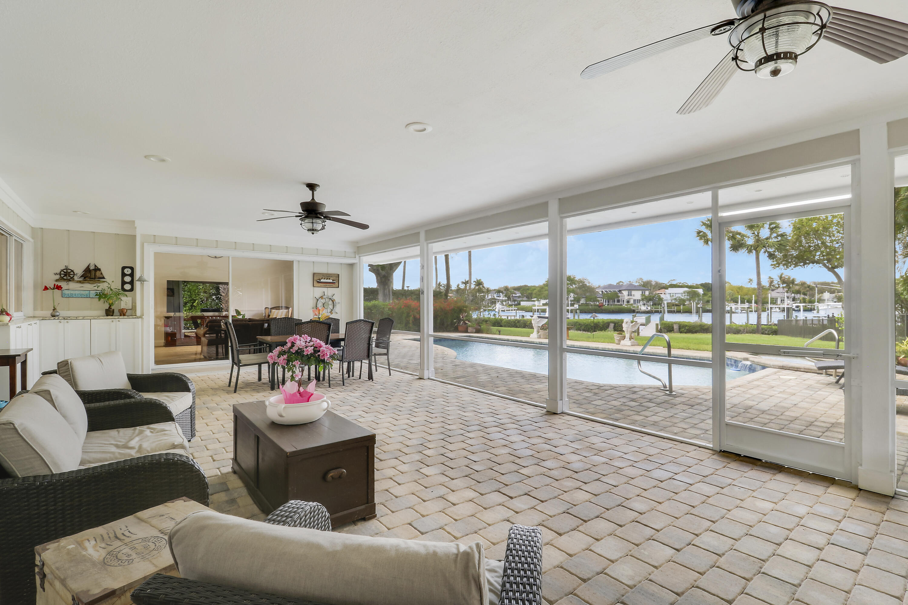 18815 Southeast River Ridge Road Jupiter, FL 33469 - Photo 38 of 70 Screened Patio