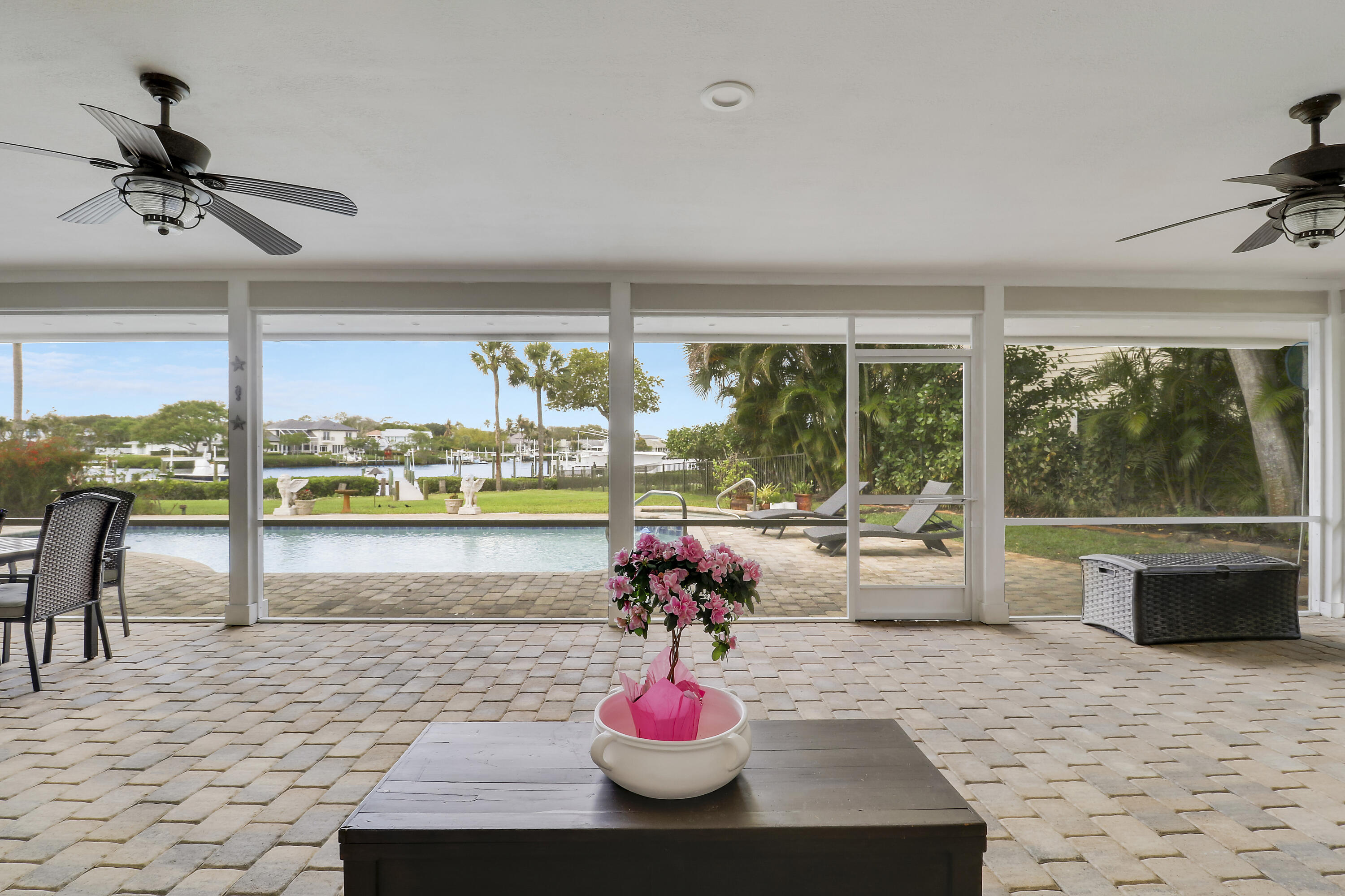 18815 Southeast River Ridge Road Jupiter, FL 33469 - Photo 39 of 70 Screened Patio