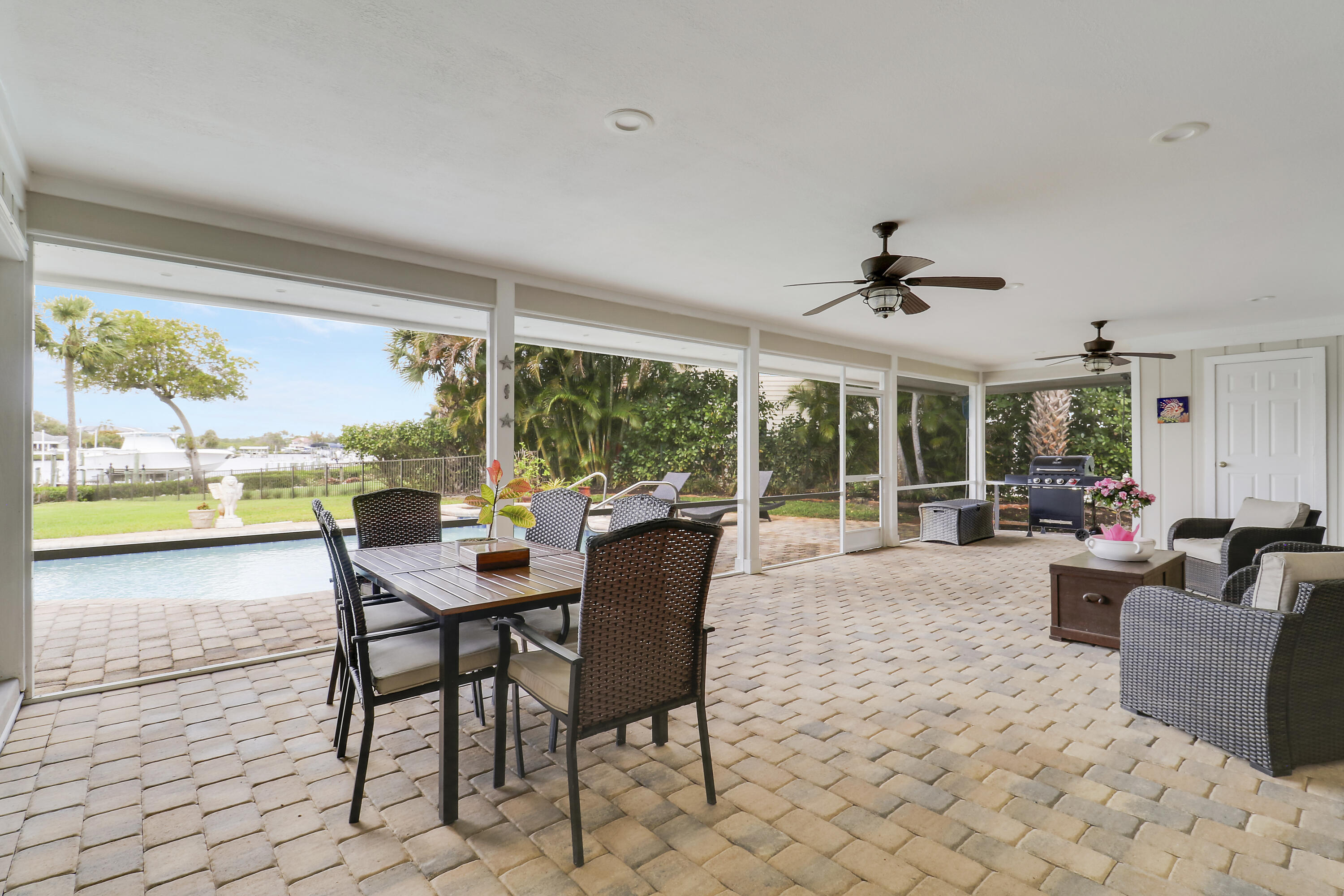 18815 Southeast River Ridge Road Jupiter, FL 33469 - Photo 41 of 70 Screened Patio
