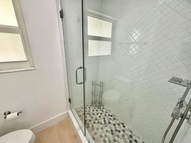 a bathroom with a sink and tub