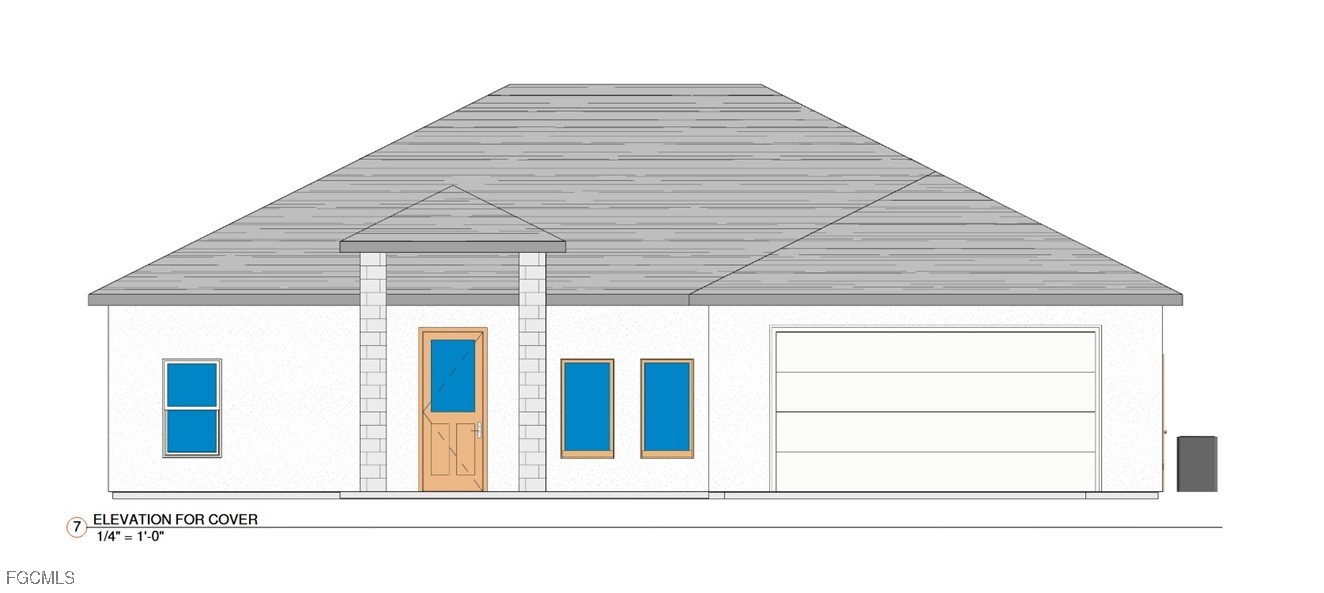 19790 Adams Road Fort Myers, FL 33908 - Photo 2 of 6 a black and white photo of a refrigerator