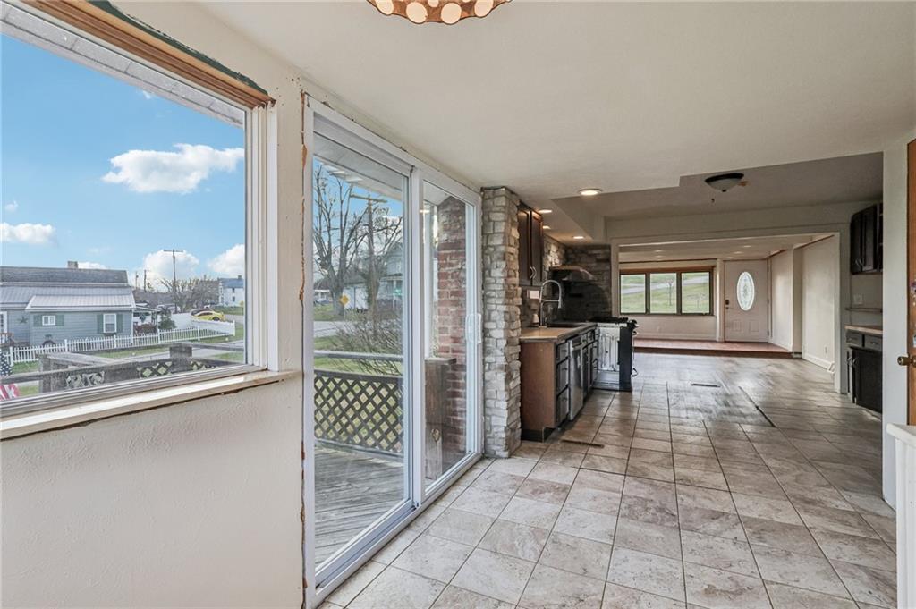 32 Stadium Road Millsboro, PA 15348 - Photo 22 of 47 a kitchen with stainless steel appliances a refrigerator and a sink