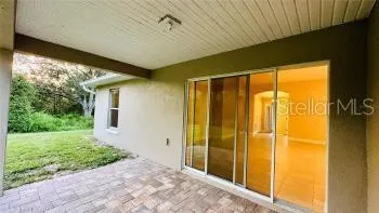 a house view with a garden space