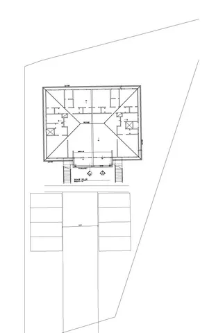 a view of a yard with a trees