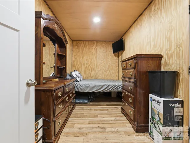 a backyard of a house