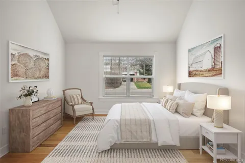 a view of a street view from a balcony