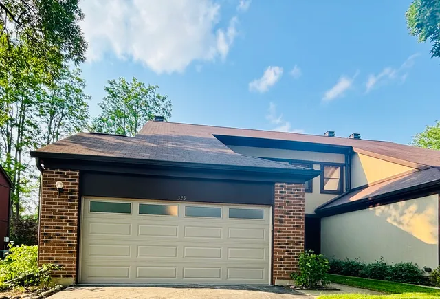 a house view with a outdoor space