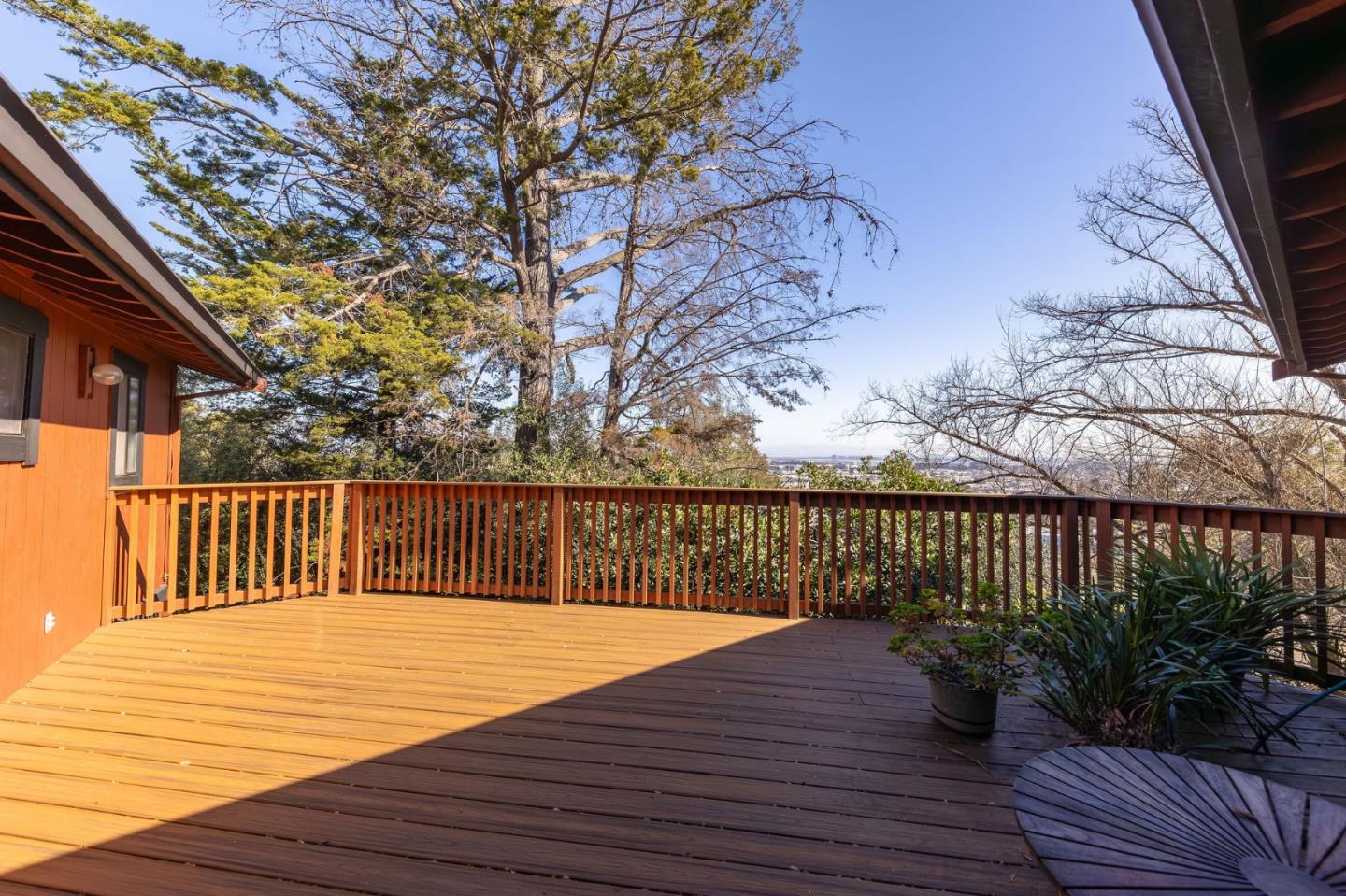 917 Holly Road Belmont, CA 94002 - Photo 14 of 82 a view of balcony with wooden floor and seating space