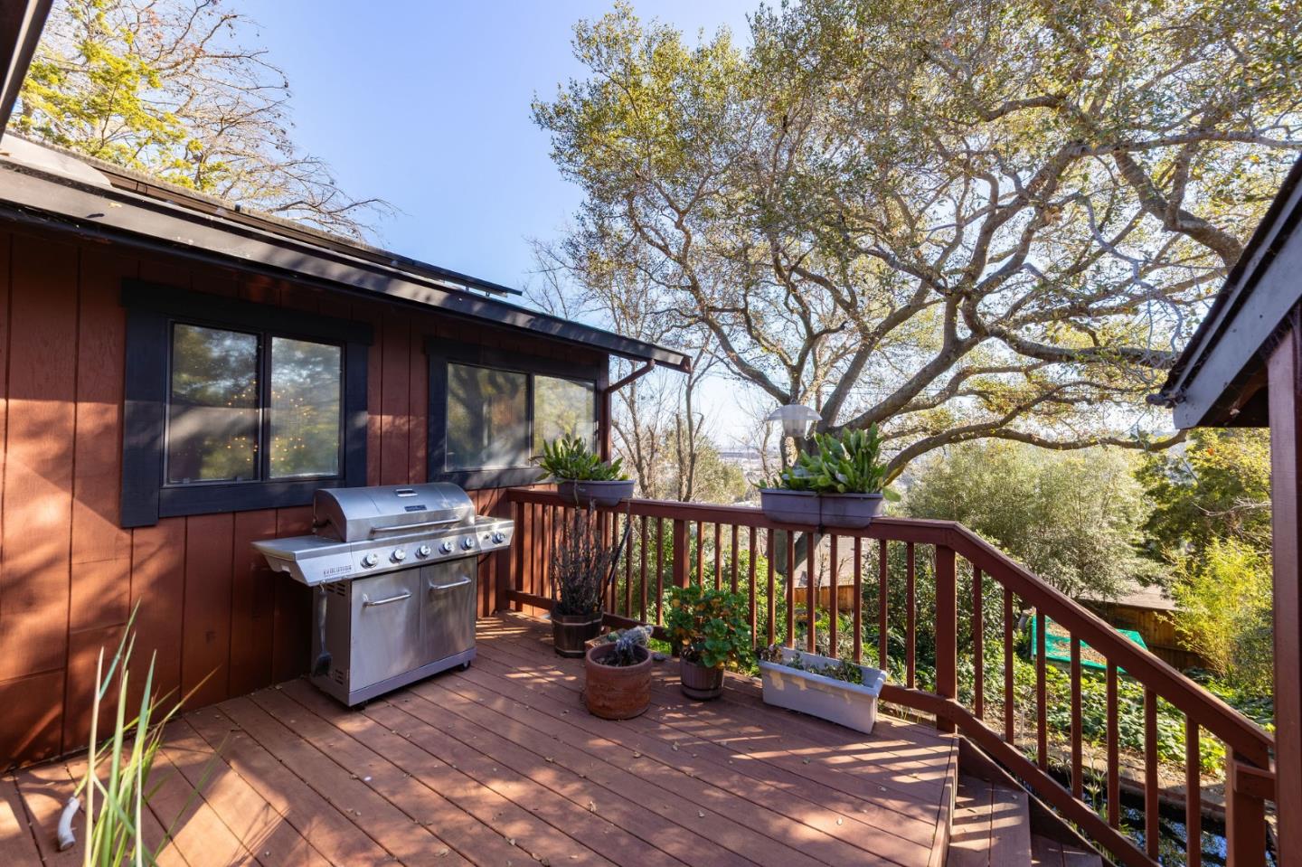 917 Holly Road Belmont, CA 94002 - Photo 34 of 82 a view of a chairs and tables in the balcony