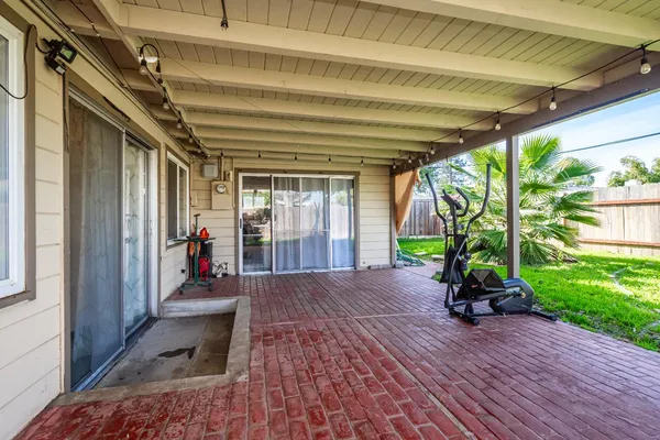 a view of outdoor space and deck