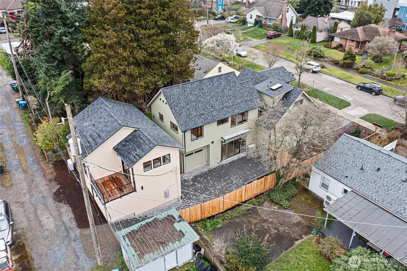 3412 Northwest 56th Street Seattle, WA 98107 - Photo 25 of 26 an aerial view of a house with a yard