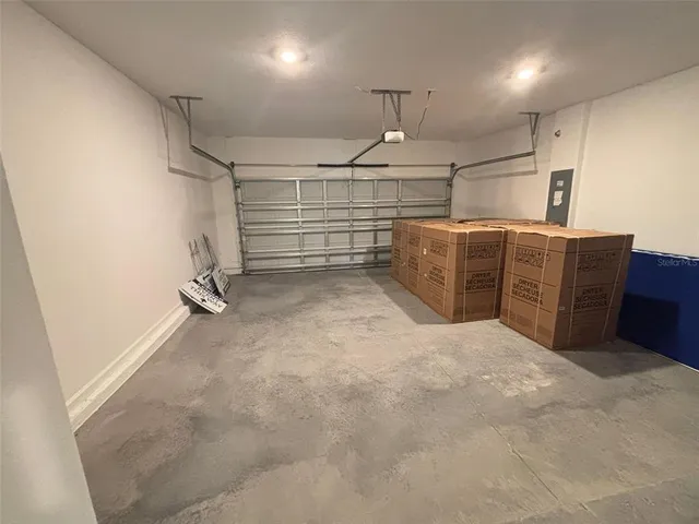 a view of a storage in a room