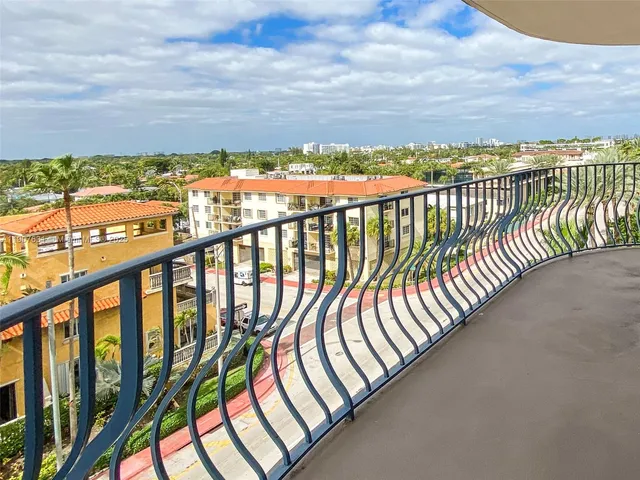 swimming view from a balcony