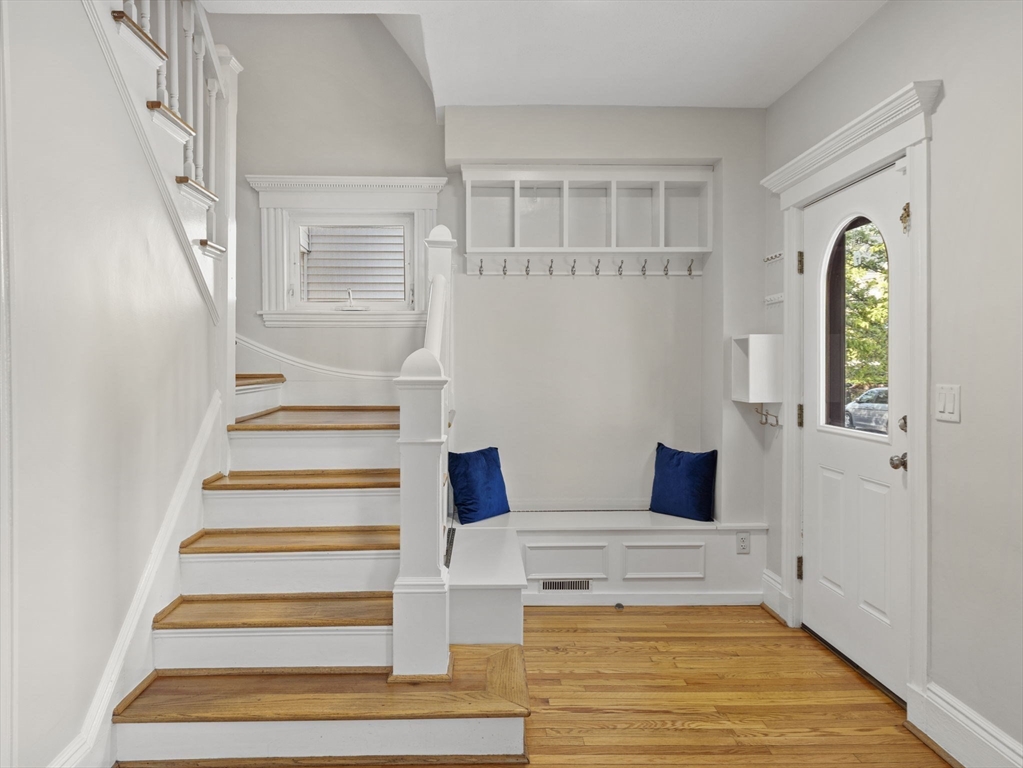 30 Baker Road Everett, MA 02149 - Photo 6 of 42 a view of entryway and hall with wooden floor