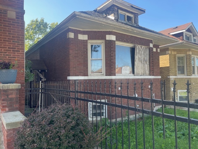 front view of a house with a porch