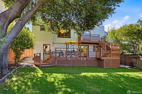 an outdoor space with patio