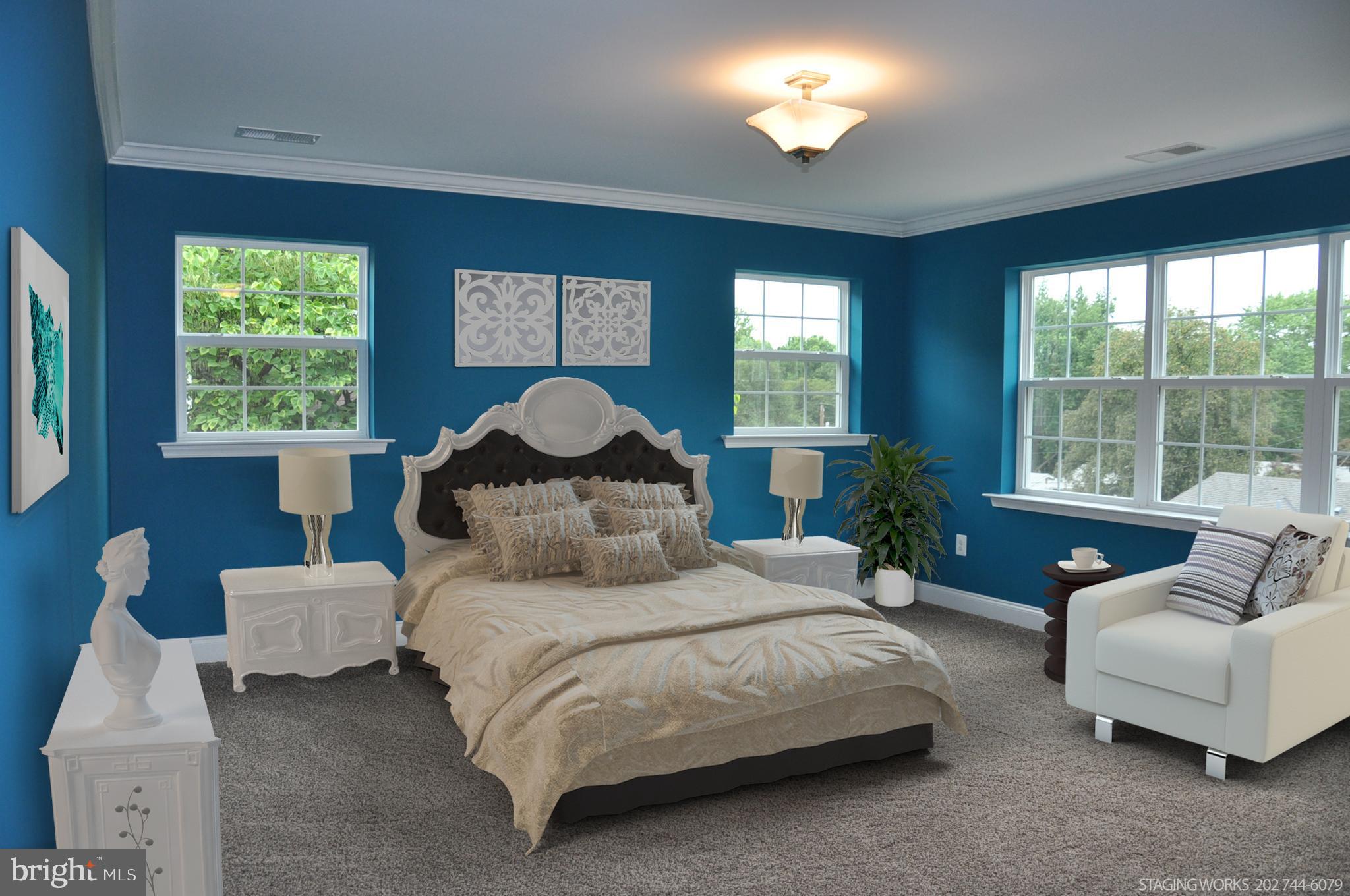 14342 Cape May Road Silver Spring, MD 20904 - Photo 10 of 18 MASTER BEDROOM LOTS OF WINDOWS