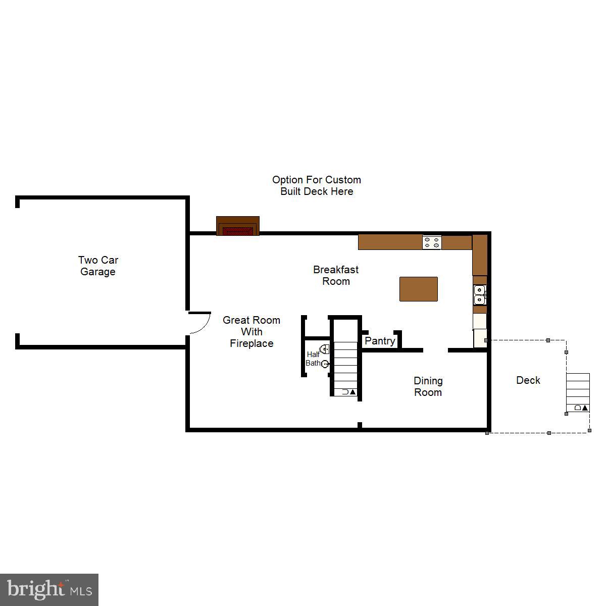 14342 Cape May Road Silver Spring, MD 20904 - Photo 18 of 18 1ST FLOOR PLAN