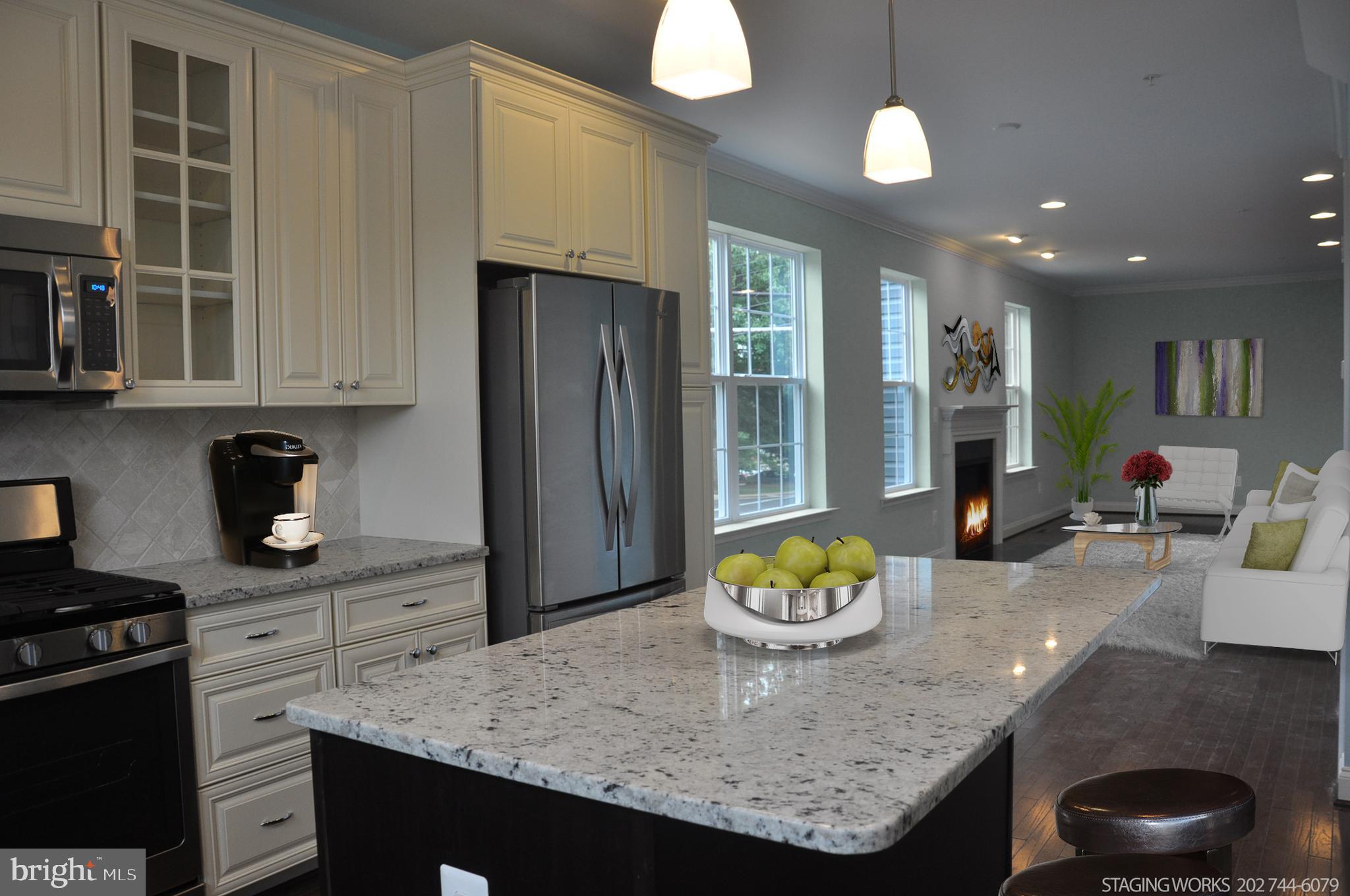 14342 Cape May Road Silver Spring, MD 20904 - Photo 7 of 18 SS GRANITE ISLAND KITCHEN