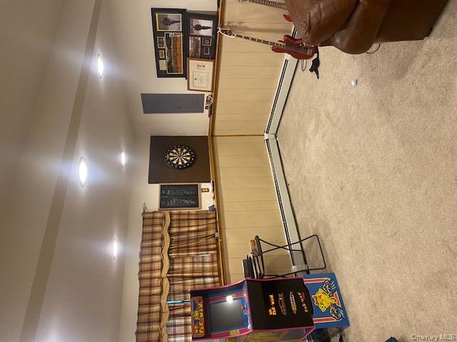 52 Woodland Road Highland Mills, NY 10930 - Photo 35 of 47 Recreation room with carpet, recessed lighting, and electric panel